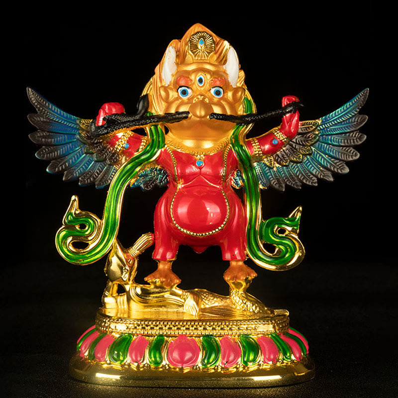 Tibet Garuda Bird Alloy Tieni lontani gli spiriti maligni Decorazione per la casa
