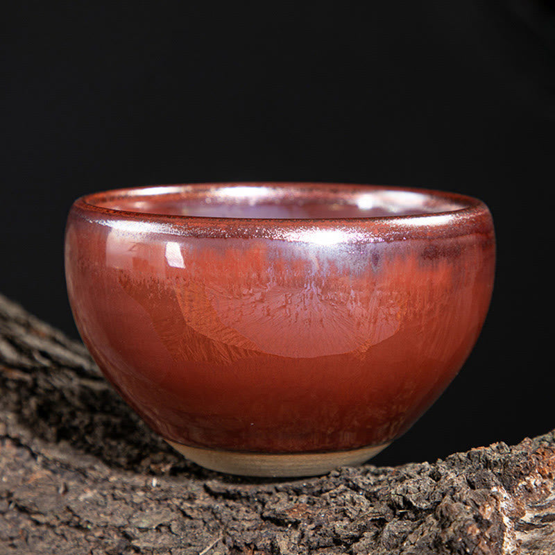 Buddha Stones fatte a mano Jianzhan cinese Lotus Design Tazza da tè in ceramica Tazza da tè Kung Fu