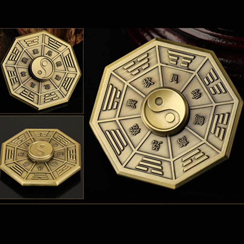 Buddha Stones Fidget Spinner Benedizione Tai Chi Dito Mano Spinner Decorazione