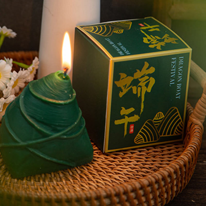 Buddha Stones Dragon Boat Festival Zongzi Modello Candela Profumata Regalo Per Famiglia Amici