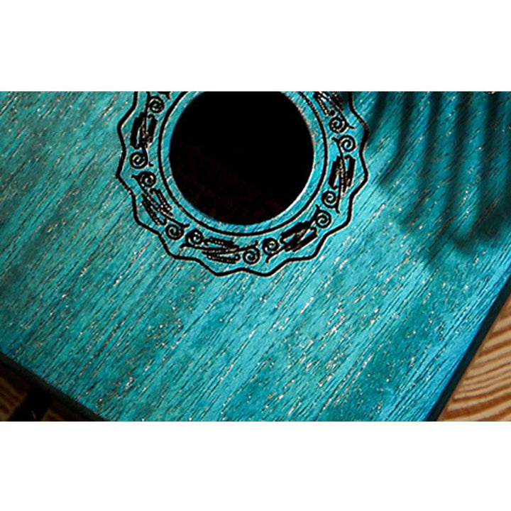 Buddha Stones Kalimba 17 tasti Thumb Piano in mogano Acacia Noce Pianoforte portatile per dita