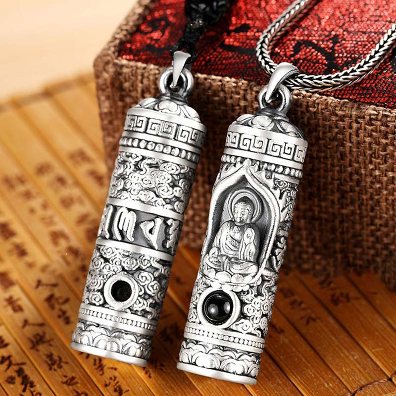 Collana con ciondolo di Buddha natale con proiezione dello zodiaco cinese e della prosperità - image 17
