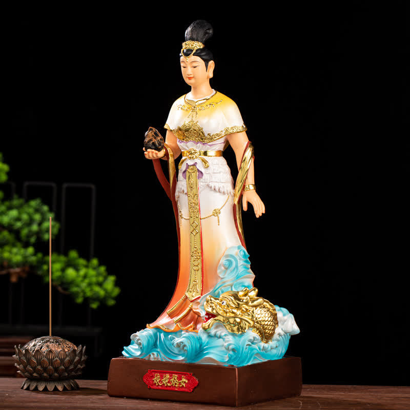 Statua in resina protettiva Bodhisattva Nuwa Decorazione per la casa