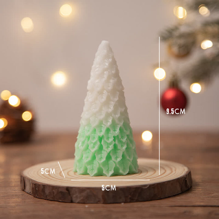 Candela profumata in cera di soia per albero di Natale, regalo per familiari e amici