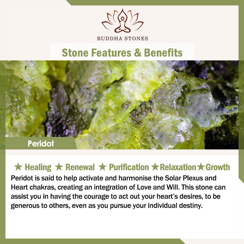 Braccialetto portafortuna Buddha Stones Peridoto Giada bianca Quarzo fragola Avventurina verde Bambù Fu Character