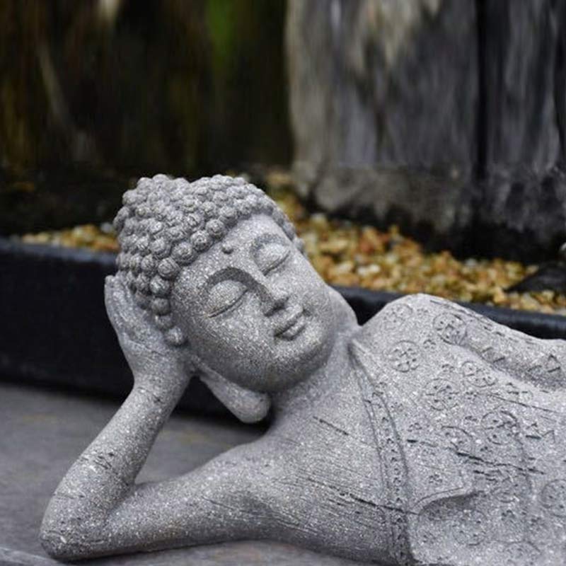 Buddha Stones Meditazione tibetana Benedizione del Buddha Compassione Serenità Decorazione della casa - image 10
