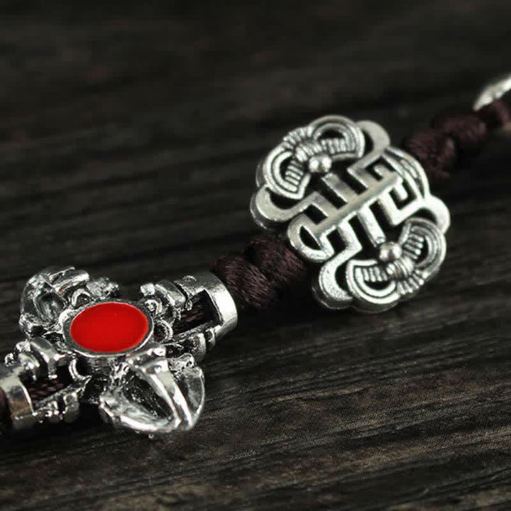 Decorazione da appendere per auto spirituale del Tibet Om Mani Padme Hum Vajra Dorje