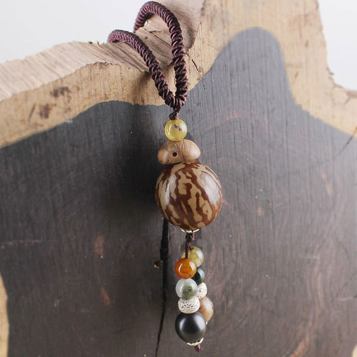 Collana con ciondolo Buddha Stones Bodhi Seed Lotus Wisdom Harmony - image 6