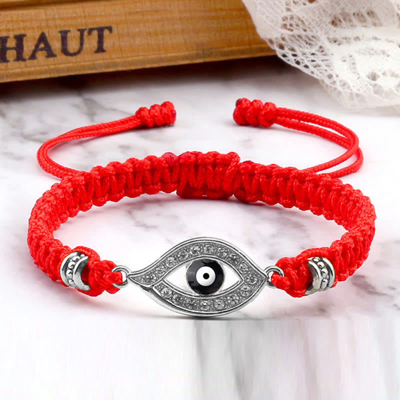 Braccialetto di corda Buddha Stones Evil Eye Keep Away Evil Spirits