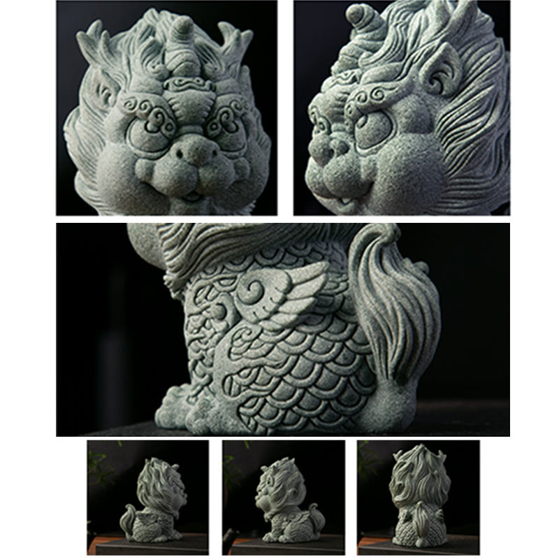 Buddha Stones FengShui Piccolo PiXiu Ricchezza Fortuna Decorazione della casa