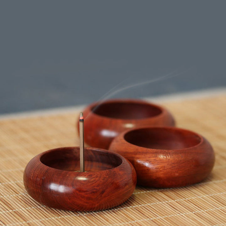 Decorazione bruciatore di incenso curativo per meditazione in palissandro