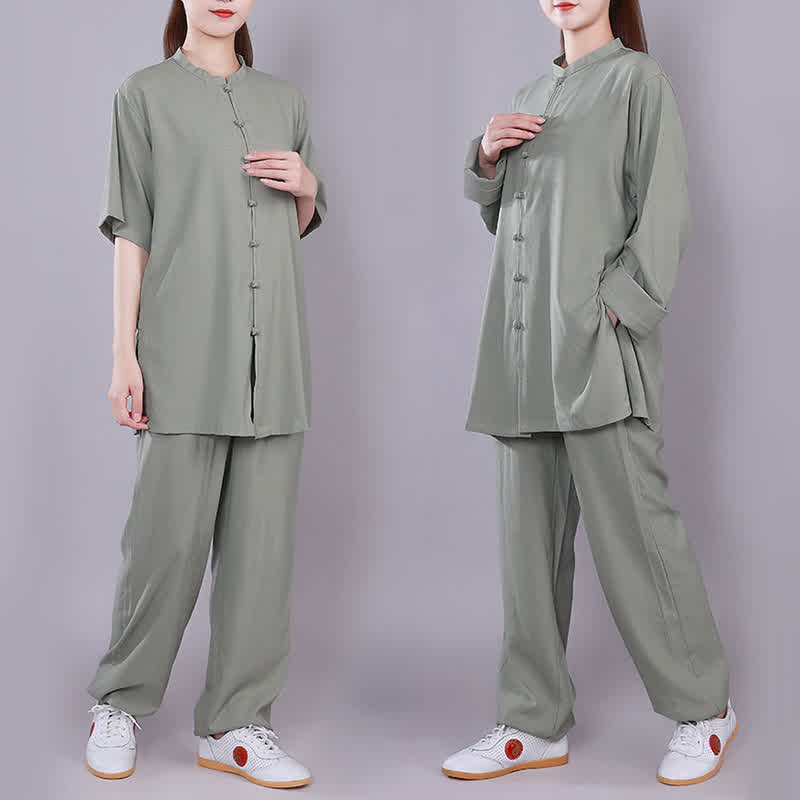 Set di abbigliamento unisex in cotone e lino , Buddha Stones, Tai Chi, Qigong, meditazione, preghiera, pratica spirituale Zen - image 18
