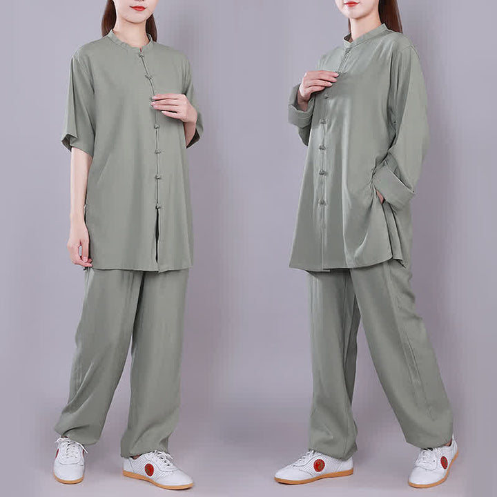 Set di abbigliamento unisex in cotone e lino , Buddha Stones, Tai Chi, Qigong, meditazione, preghiera, pratica spirituale Zen - image 18