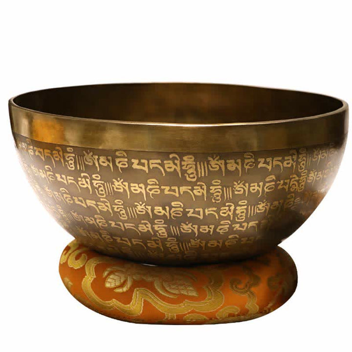 Ciotola tibetana Sutra realizzata a mano per la guarigione e la meditazione. Set di ciotole sonore per energia positiva. - image 10