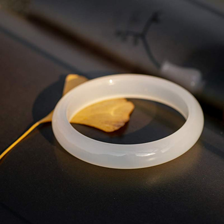 Buddha Stones Calcedonio naturale Armonia Braccialetto positivo - image 5