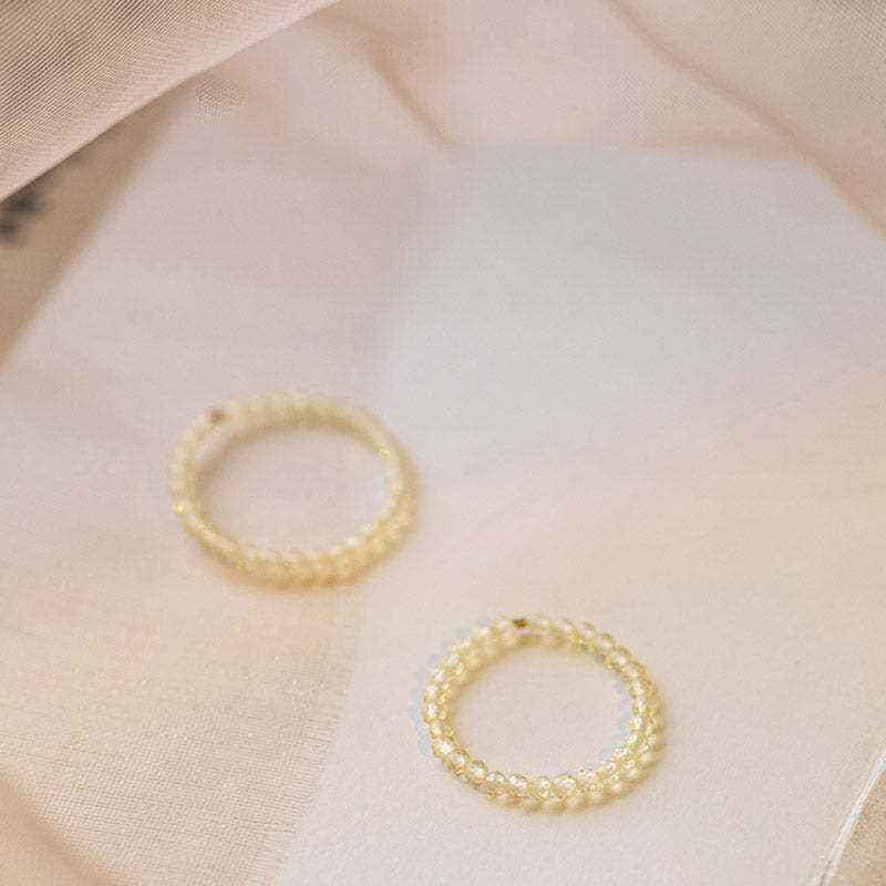 Anello Buddha Stones Natural Citrine Happiness Prosperity - image 14