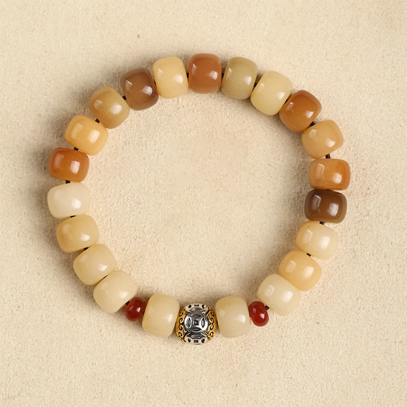 Buddha Stones Semi di Bodhi naturali Il Signore della Foresta dei Cadaveri Om Mani Padme Hum Braccialetto della Saggezza