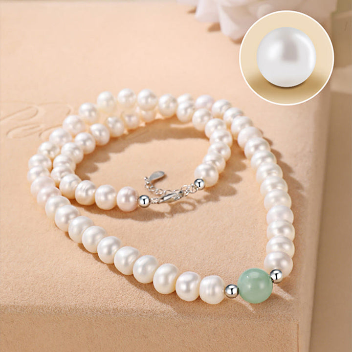 Buddha Stones 925 Sterling Silver Perla Naturale Giada Collana Bracciale Orecchini Guarigione Con Scatola Regalo