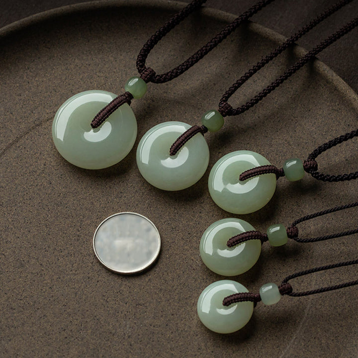Collana Buddha Stones con fibbia per la pace, fortuna e prosperità