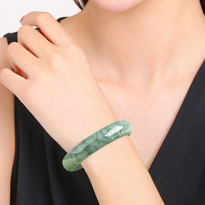 Braccialetto Buddha Stones Natural Jade Luck Wealth