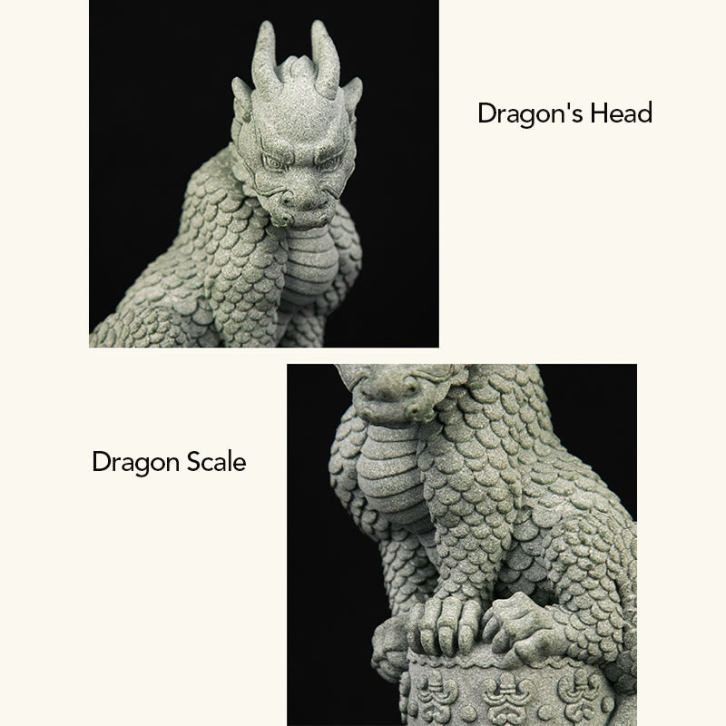 Buddha Stones Feng Shui in piedi seduto drago successo fortuna decorazione della casa - image 9