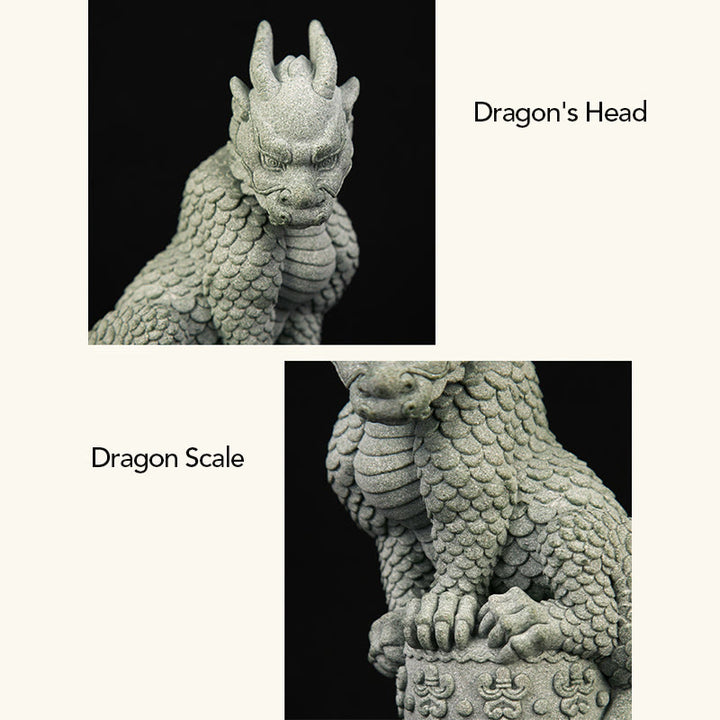 Buddha Stones Feng Shui in piedi seduto drago successo fortuna decorazione della casa - image 9