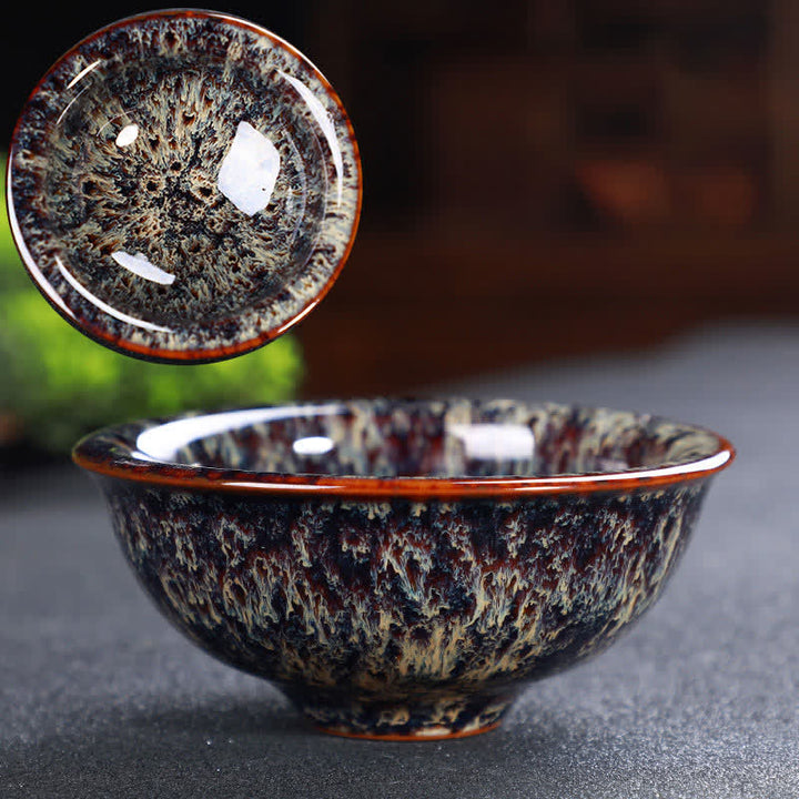 Tazze da tè in ceramica colorata con Buddha Stones, per casa e ufficio