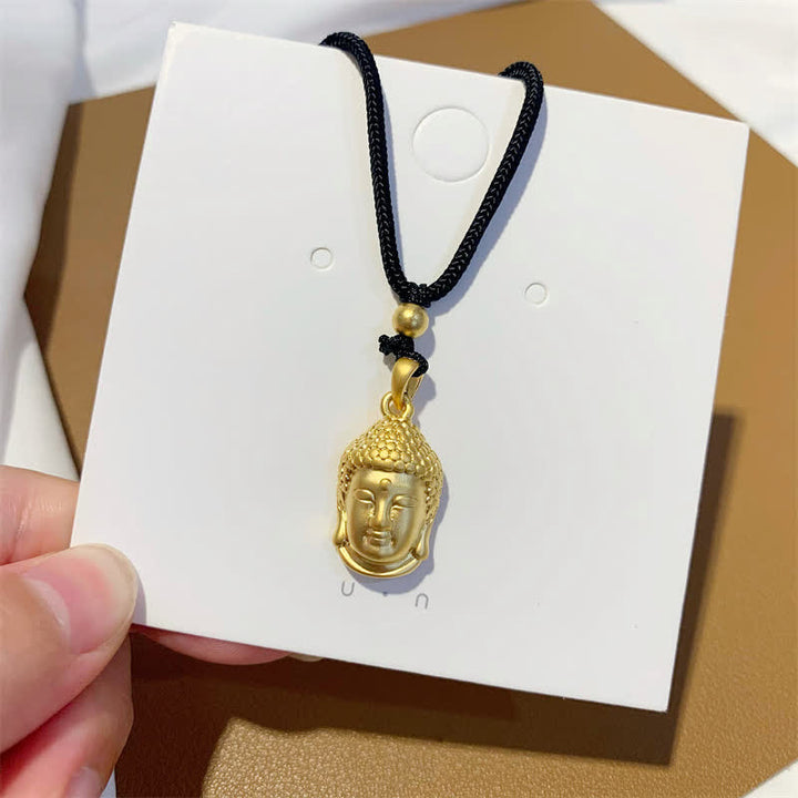 Collana con ciondolo in rame e Buddha dorato e ricchezza - image 6