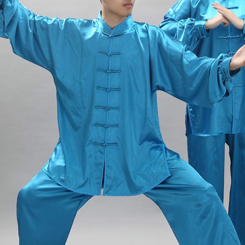 Buddha Stones Modello semplice Meditazione Preghiera Spirituale Zen Tai Chi Qigong Pratica Set di abbigliamento unisex - image 24