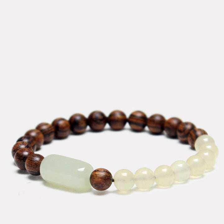 Bracciale Buddha Stones Jade Sandalwood Luck Abbondanza