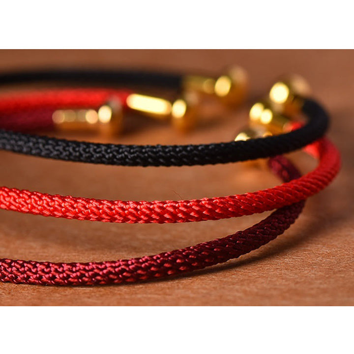 Braccialetto con polsino in corda intrecciata con design semplice fatto a mano Buddha Stones - image 14