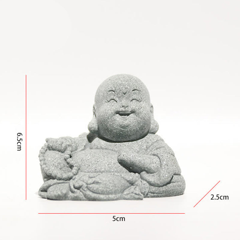 Buddha Stones Meditazione Statua del Buddha Compassione Decorazione della casa