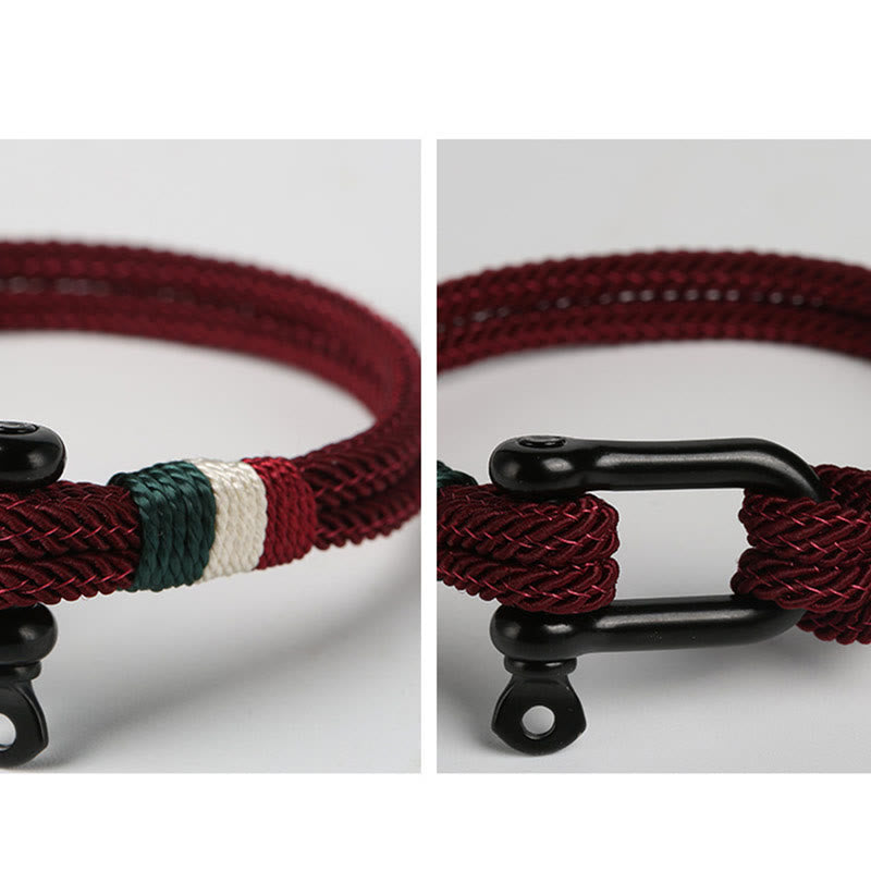 Bracciale con fibbia in acciaio inossidabile con design semplice Buddha Stones Luck
