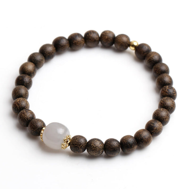 Bracciale Buddha Stones Agarwood Jade Forza Calma