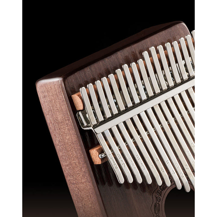 Buddha Stones Kalimba 17 tasti Thumb Piano in mogano Acacia Noce Pianoforte portatile per dita