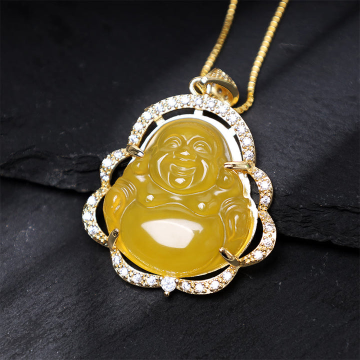 Collana Buddha Stones Buona Fortuna Buddha Ridente - image 18