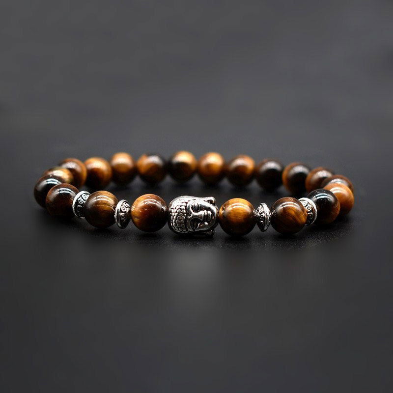 Braccialetto di guarigione dell'amore con Buddha Stones e ametista - image 17