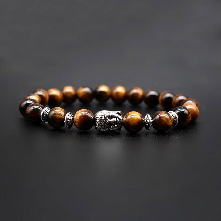 Braccialetto di guarigione dell'amore con Buddha Stones e ametista - image 17
