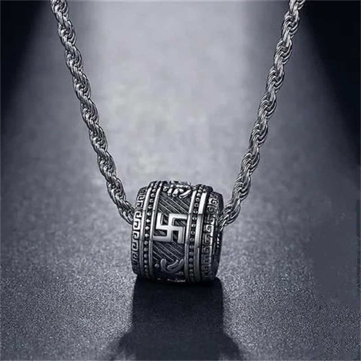 Collana con ciondolo di protezione Buddha Stones Tibet Om Mani Padme Hum - image 3
