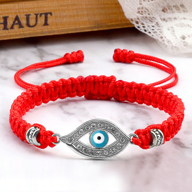 Braccialetto di corda Buddha Stones Evil Eye Keep Away Evil Spirits