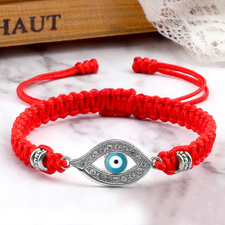 Braccialetto di corda Buddha Stones Evil Eye Keep Away Evil Spirits
