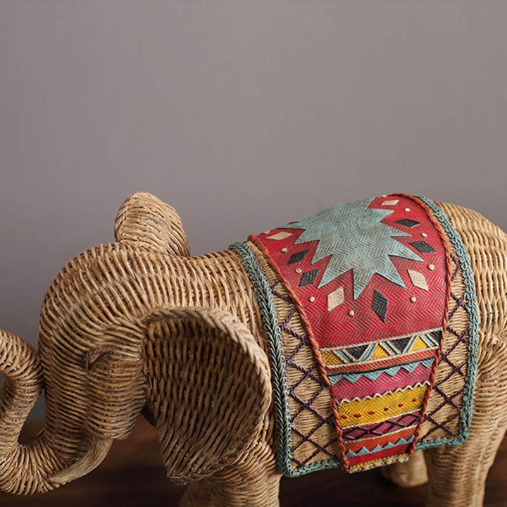 Decorazione per la casa in resina con elefante, saggezza e ricchezza - image 12