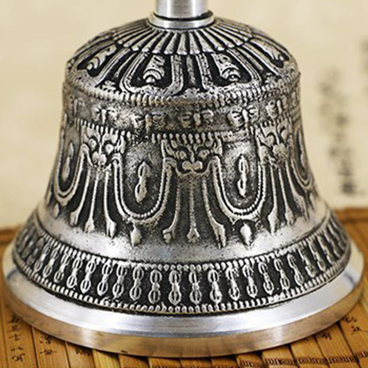 Set di campane per meditazione tibetane Buddha Stones e decorazioni in rame Vajra Dorje