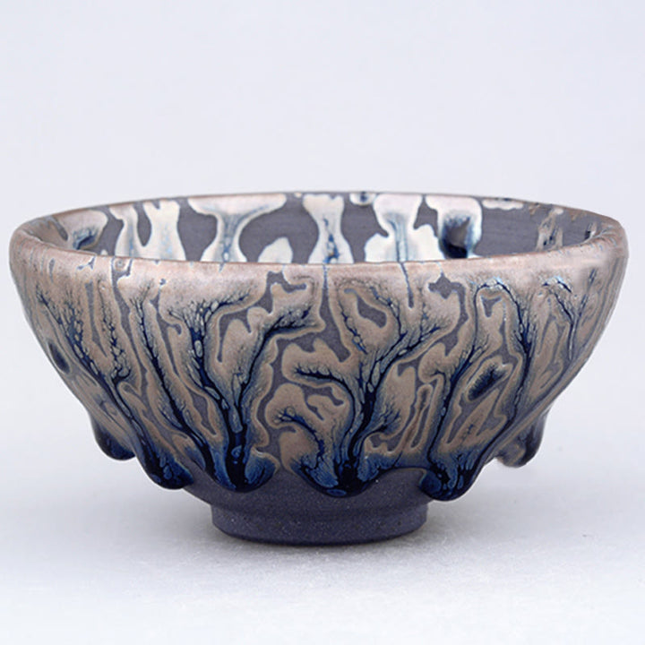 Buddha Stones fatte a mano con motivo dell'albero del tè Tazza da tè in ceramica cinese Jianzhan Tazza da tè Kung Fu