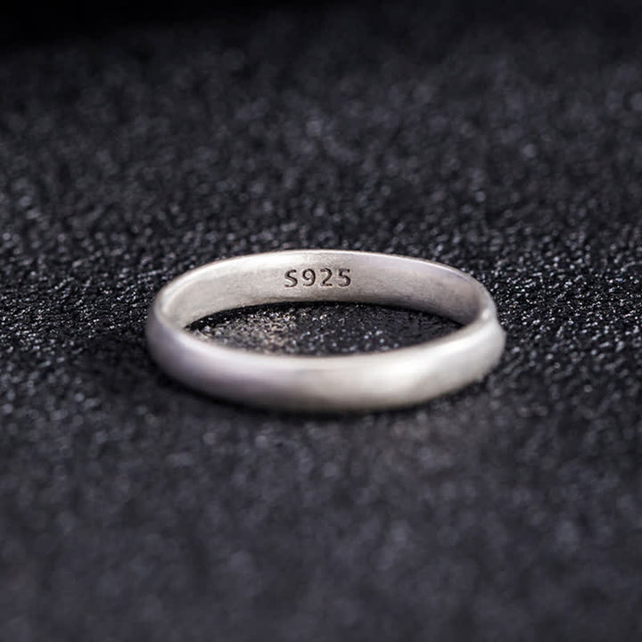 Anello Buddha Stones 925 Sterling Silver Lotus Flower Enlightenment - image 7