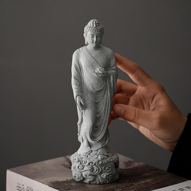Buddha Stones Meditazione Buddha Nuvole di buon auspicio Design Serenità Decorazione della casa - image 7