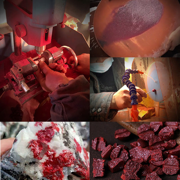 Bracciale Buddha Stones 925 Sterling Silver Zodiaco Cinese Buddha Natale Cinabro Om Mani Padme Hum Calm - image 19