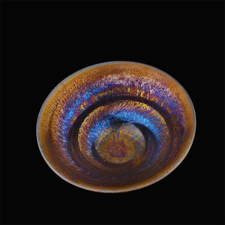 Buddha Stones cinese Jianzhan colorato Via Lattea smaltata tazza da tè in ceramica Tenmoku Kung Fu tazza da tè