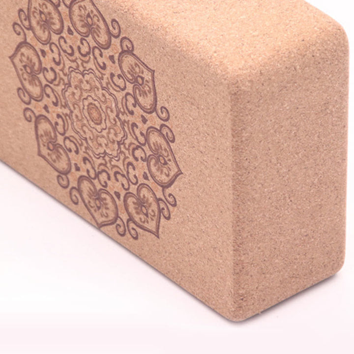 Buddha Stones Mandala Tibetano Blocco di Sughero per Yoga Consapevole