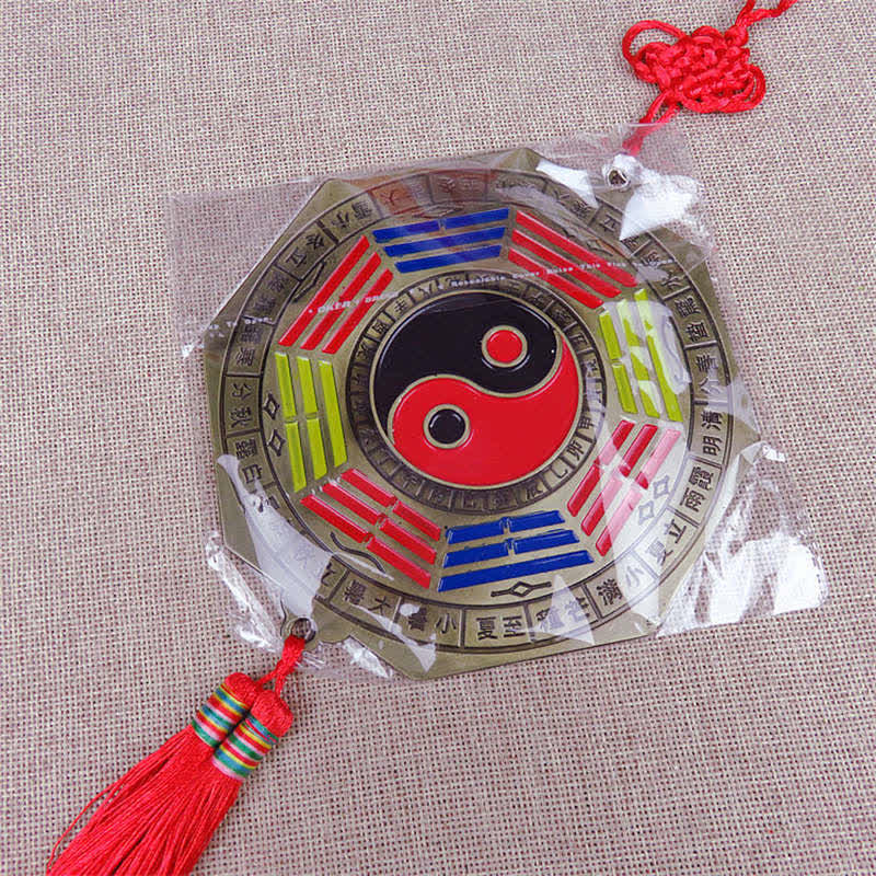 Mappa Feng Shui Bagua Mappa energetica dell'armonia dei nodi cinesi Specchio